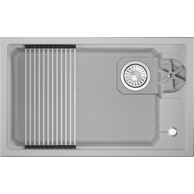 Кухонная мойка GRANULA KS-7309RU АРКТИК (БЕЛЫЙ) кварц 7309RU APKTIK