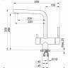 Смеситель GRANULA GR-2305 нерж 2305 HEPJ